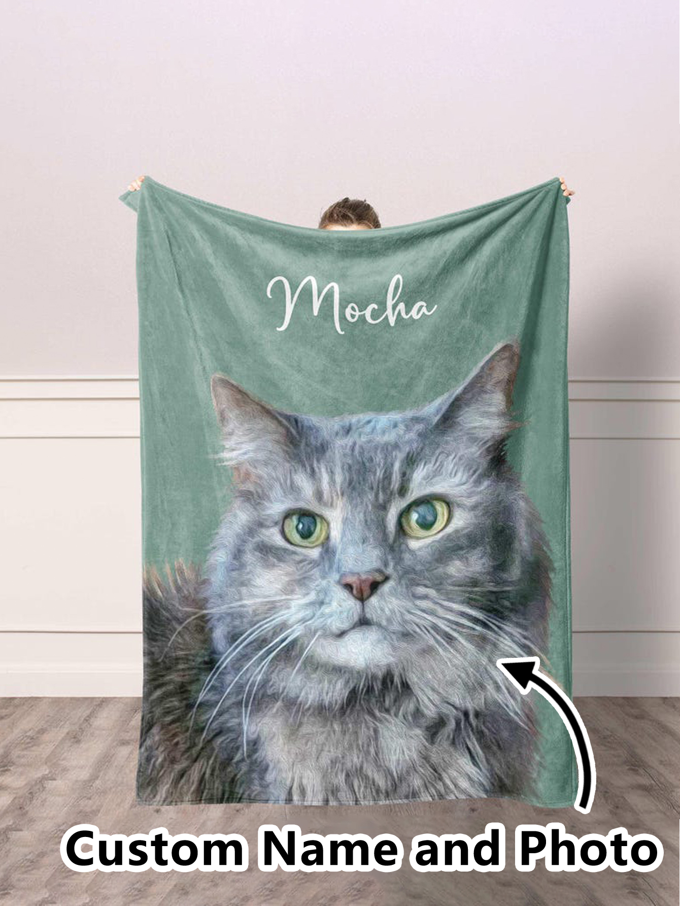 Personalized Pet Photo Blanket
